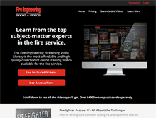 Tablet Screenshot of fireengineeringvideos.com